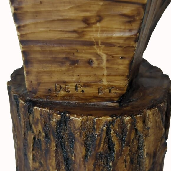 St. Anthony of Padua & Child Religious Vintage Statue Bust Italian Resin 10" - Picture 5 of 8